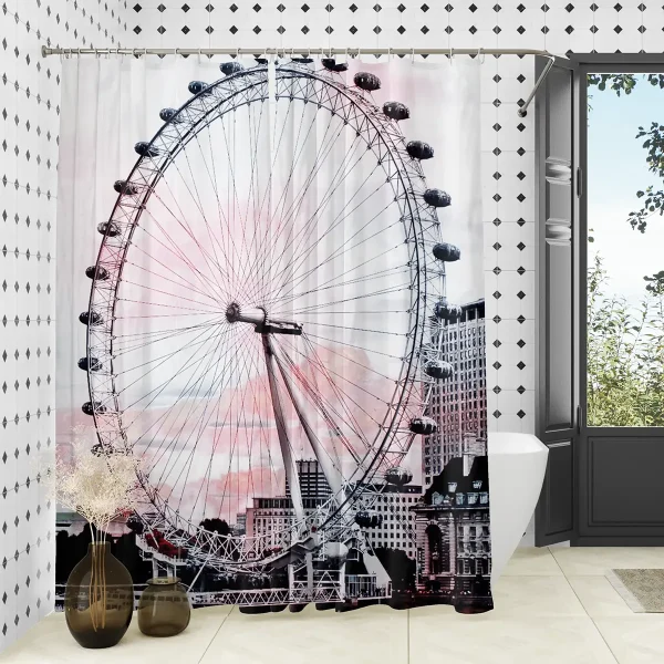London Eye Dreamscape Shower Curtain